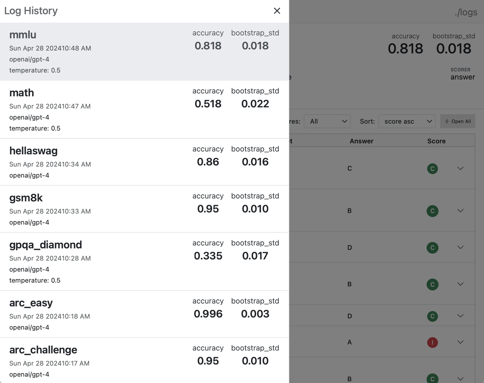 Log Viewer – Inspect